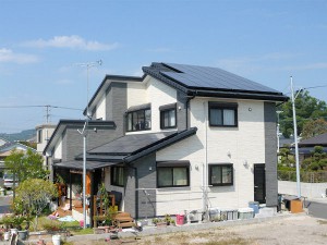 霧島市　太陽光発電　松下建設