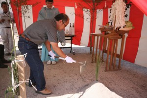 都城市姫城町　K様邸新築工事　地鎮祭