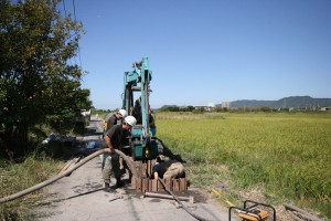 広瀬の下水道工事